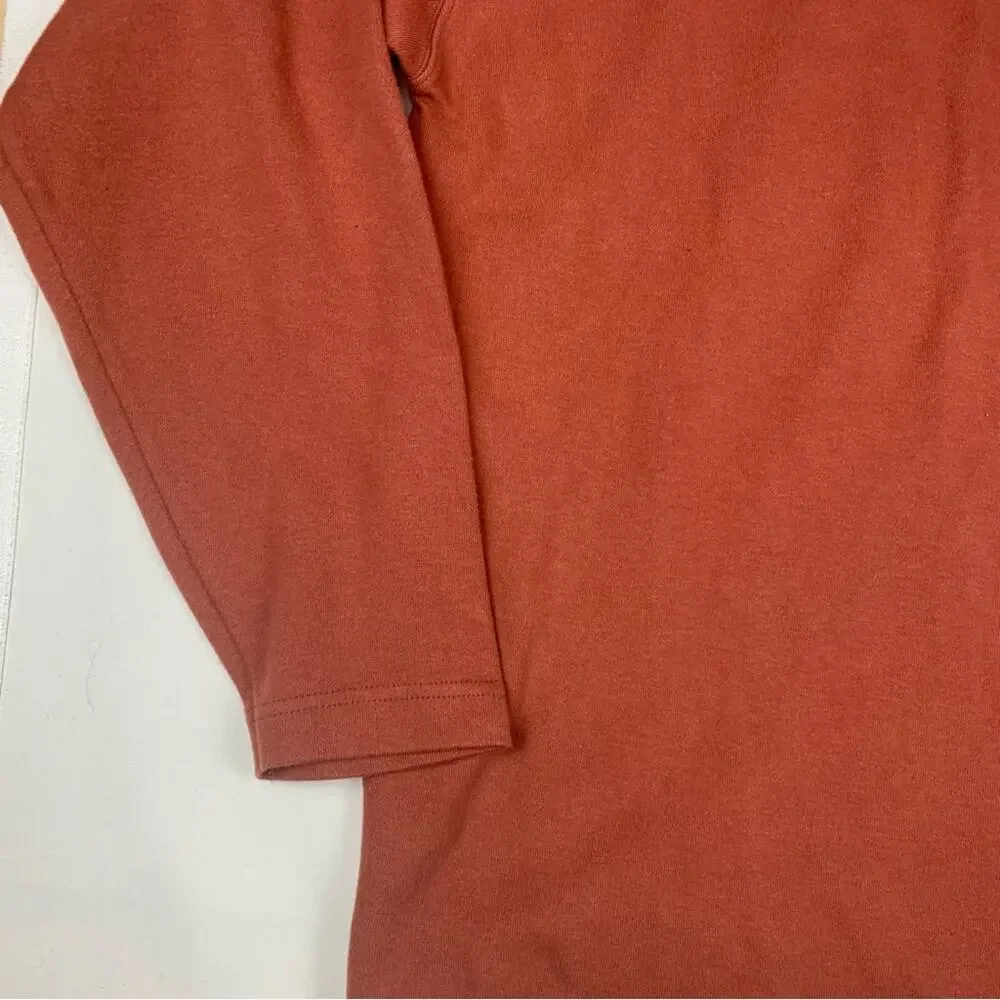 Banana Republic Men's large safari travel orange Red Polo Shirt 1/4